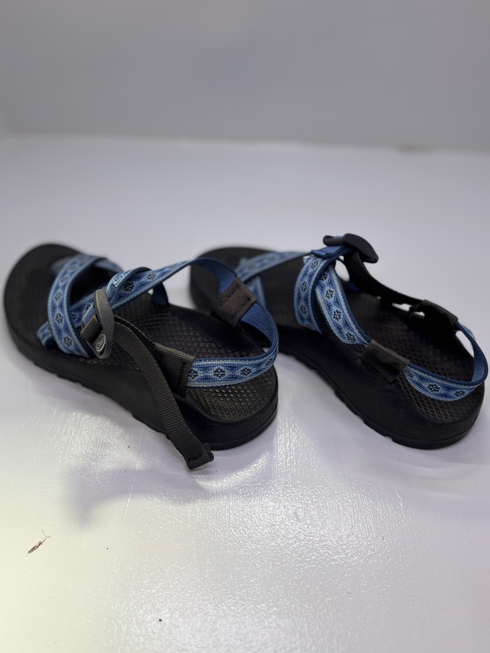 Chaco Z/2 Classic Hiking Sandals Women's Blue Vibram Toe Loop Women's 7 - Picture 4 of 11
